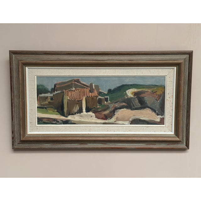 Gideon Isaksson, Portuguese River, 1960s, Oil on Canvas For Sale - Image 12 of 18