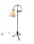 Vintage Art Deco Floor Lamp in Wrought Iron and Silk by Jan Joustra, 1920s For Sale - Image 4 of 14