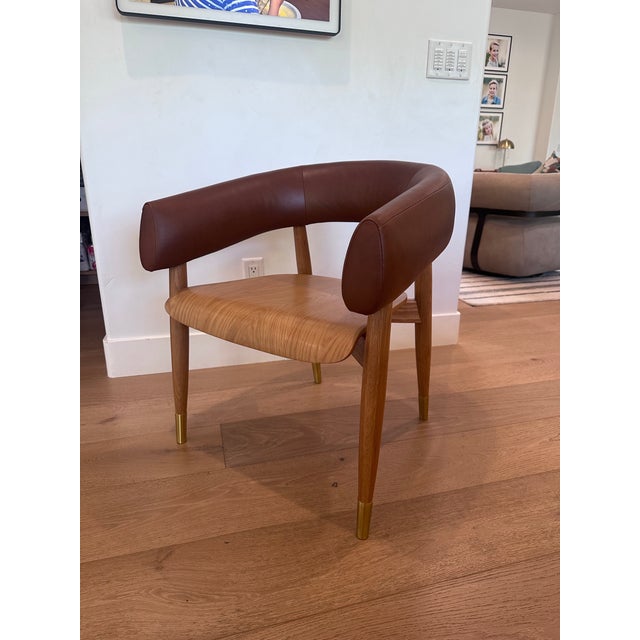 West Elm Yates Dining / Cafe Chairs – Set of 6 Beautiful discontinued West Elm Yates chairs in solid wood with curved...