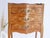 Brown French Louis XV Style Marquetry Nightstand with Drawers, 1940s For Sale - Image 8 of 9