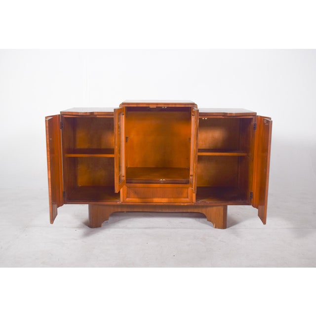 European Art Deco Sideboard with Bar, 1920s For Sale - Image 4 of 16