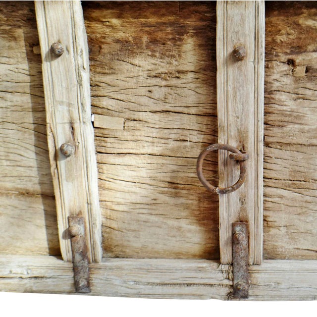 Mid 20th Century Sun Bleached Vintage Door Console Table For Sale - Image 5 of 5