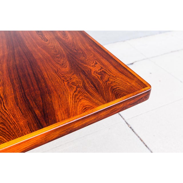 Mid Century Danish Rosewood Conference Table by Arne Vodder for Sibast, C1960s For Sale - Image 11 of 16