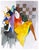 Original watercolor on paper. Hand signed on front by Itzchak Tarkay. Sheet size: 11.75 x 9 inches. Frame size: approx. 23...