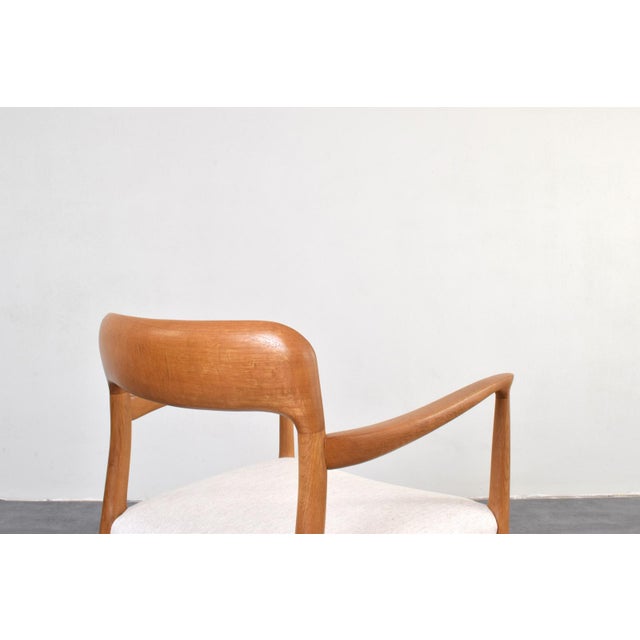 Mid-Century Modern Danish Model 56 Armchair by Niels O. Møller for J. L. Møllers, 1950s For Sale - Image 10 of 13