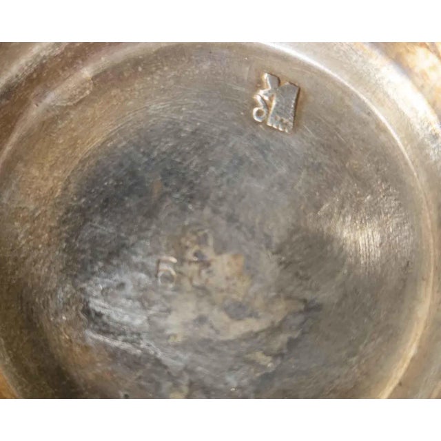 Silver Silver Wire Filigree Decorative Basket For Sale - Image 8 of 10