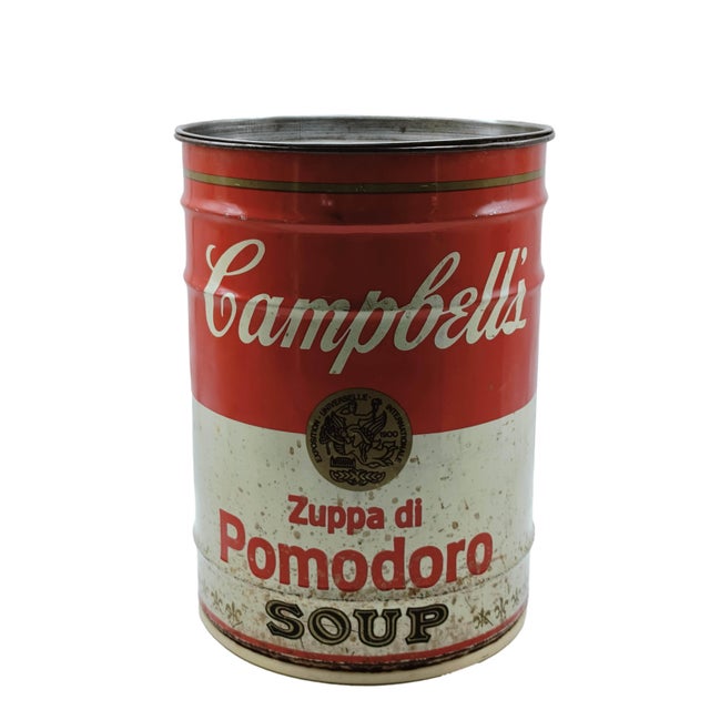 Andy Warhol Campbells Soup Can Stool by Dino Gavina for Studio Simon, Italy, 1970s For Sale - Image 3 of 10