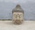 Vintage Chinese Painted Wood Buddha Head For Sale - Image 4 of 4