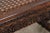 French Louis XIV Double Seat Cane Bench For Sale - Image 9 of 16