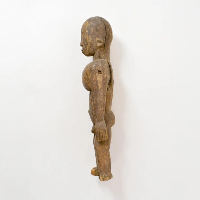 Early 20th Century Lobi Standing Male Wood Figure Ghana For Sale In Denver - Image 6 of 11