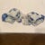 Blue Vintage Blue & White Ceramic Foo Dogs - A Pair For Sale - Image 8 of 13