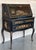Chippendale Chippendale Style Slant Top Desk in Black Lacquered Wood, Circa 1900 For Sale - Image 3 of 13