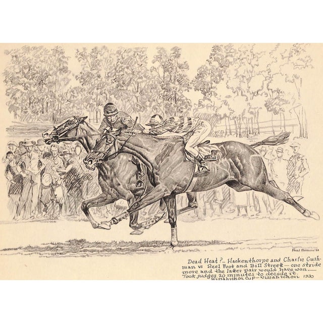 Art Sz: 9 1/2"H x 12 1/2"W 1933 Proof Plate for 'Spills and Thrills' Published by Charles Scribner's Sons New York 1933