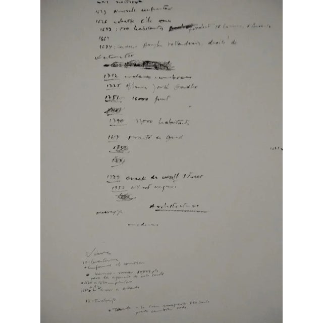 1980s Rafael Ruz, Composition, 1986, Mixed Media on Paper For Sale - Image 5 of 6