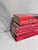 1990s 1990s Red Decorated of Four Hard Cover Books. For Sale - Image 5 of 6