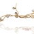 Metal 14k(585) Yellow & White Gold Natural Diamond Graduated Drop Necklace For Sale - Image 7 of 12