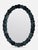 The oval-shaped Saffi, featuring a frame of overlapping antiqued mirror disks, is the perfect choice for any high-traffic...