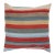 Arteverk Handwoven Reversible Wool Kilim Floor Pillow — Red & Blue Stripe (36") For Sale