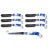 English Spode Blue Italian Cheese Knife & Spreader Set - 7 Pieces For Sale - Image 3 of 3