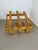 Cubic Brutalist Pine Wood Magazine Holder in the style of Chapo Perriand, France, 1970s For Sale - Image 18 of 18