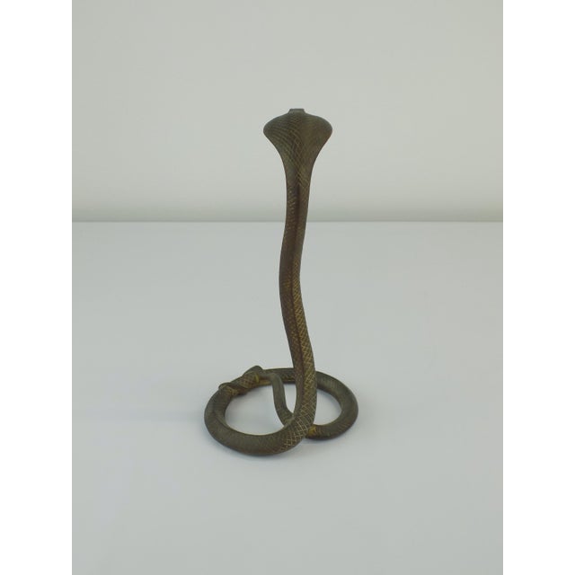 art deco bronze cobra pocket watch holder by Edgar Brandt. The watch is not included. Strangely it is not marked on the...