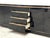 Metal Black Lacquer and Brass Sideboard from Jean Claude Mahey, 1970s For Sale - Image 7 of 9