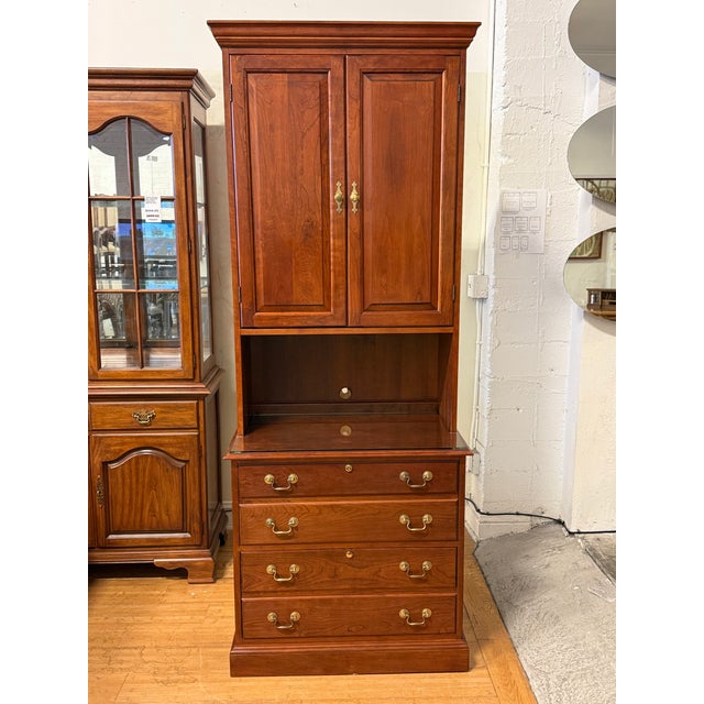 Design Plus Gallery presents the Model 381 Office Cabinet from Stickley Furniture. The cabinet is made of cherry wood with...