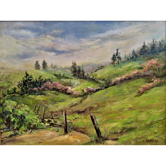 This artwork c.1970 is a oil painting by Russian artist Irina Belotelkin Roublon 1913-2009. It is signed lower right by...