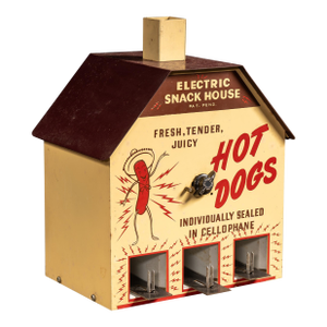 Vintage "Electric Snack House" Hot Dog Warmer Display