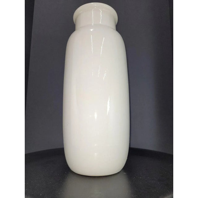 Vintage Scheurich Keramik West German White Vase Mid Century Modern Art Pottery Nice vase in good condition, no chips or...