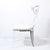 White Mid-Century Modernist Klismos Lucite Chair W/ White Leather Upholstery For Sale - Image 8 of 11