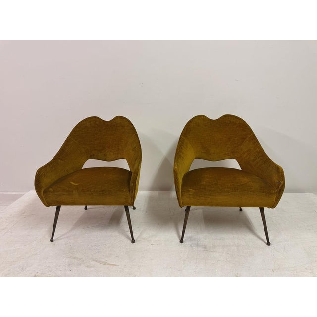 1950s Small Italian Armchairs, 1950s, Set of 2 For Sale - Image 5 of 14