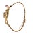 Mid 20th Century Mercedes Signed 14k Gold Ruby & Diamond Art Deco Hidden Watch Bracelet For Sale - Image 4 of 14