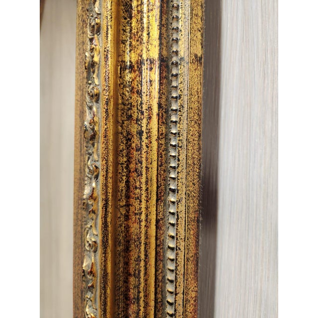 Baroque Baroque Style Gilt Mirror For Sale - Image 3 of 4