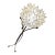Vintage Brutalist Capiz Shell "Lotus" Floor Lamp With Hand-Wrapped Copper Binding For Sale