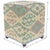 Chic handmade ottoman crafted using wood and upholstered using hand-woven kilim wool rug is a multi-purpose fashion pouf...