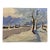 Late 20th Century Snowy Landscape in Oil - Unsigned For Sale