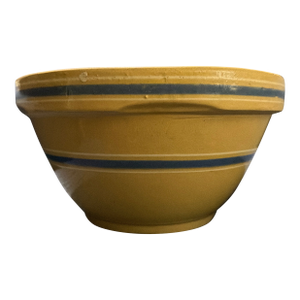 Late 20th Century Large Yelloware Pottery Bowl