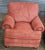Late 20th Century Late 20th Century Pair Hancock & Moore Red Suede Leather Armchairs Club Chairs Nailhead Trim For Sale - Image 5 of 11