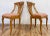 Vintage Carved Wood Fan Back Chair - Price Per Chair For Sale - Image 4 of 12