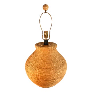 Seagrass Woven Decorative Lamp For Sale