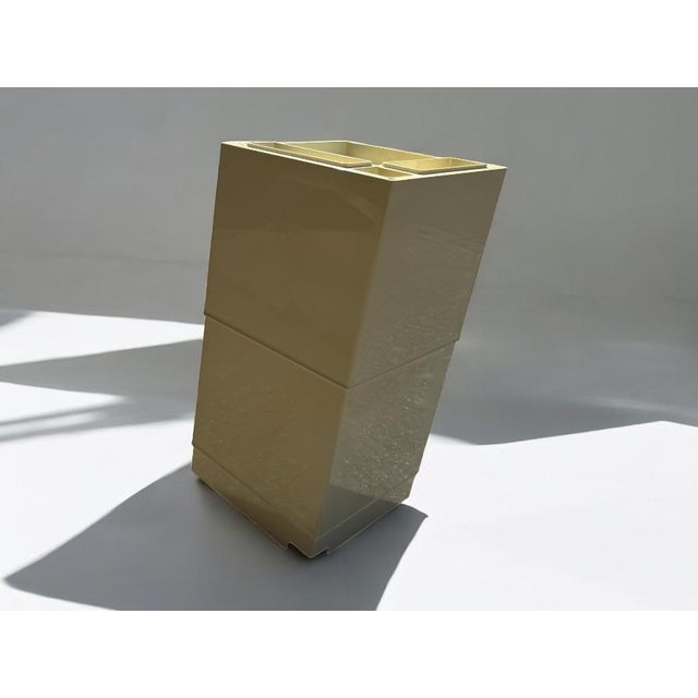 Cream Large Vintage Container Bobby by Joe Colombo for Bieffeplast, 1970s For Sale - Image 8 of 18
