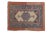 Antique Camel Hair Serab Square Rug - 2'11" X 3'9" For Sale