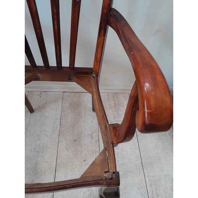 Beige Queen Anne Style Armchairs, Set of 2 For Sale - Image 8 of 17