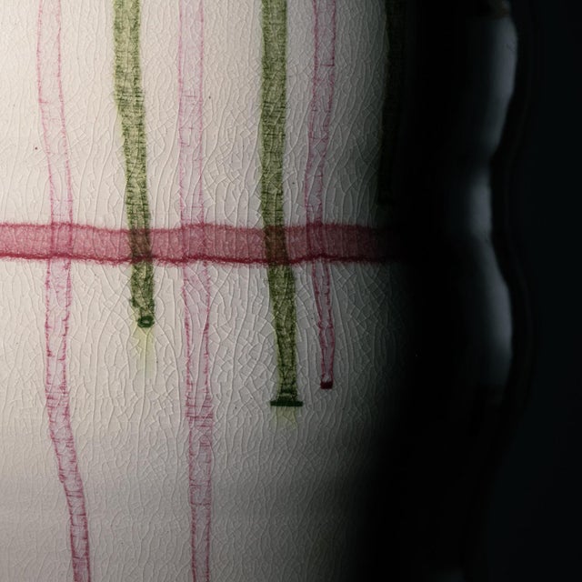 1990s Large Dutch Ceramic Vase, 1991 For Sale - Image 5 of 9