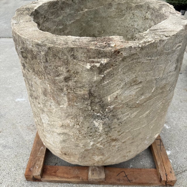 Contemporary Antique Limestone Trough 51226b For Sale - Image 3 of 8