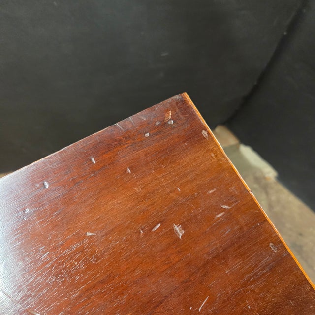 1910s Mahogany Edwardian Bowfront Inlaid Sideboard For Sale - Image 13 of 17
