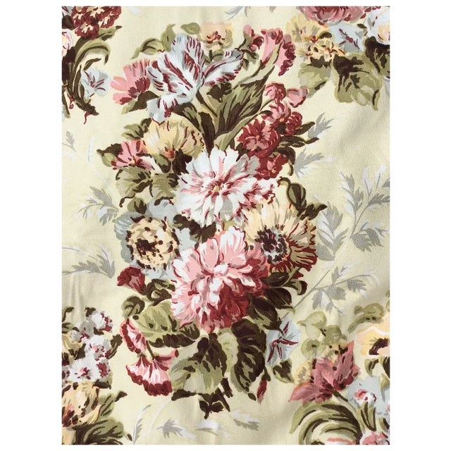 A great length of Vintage Art Deco Floral Fabric. The Fabric is a soft rayon type of material and it has a beautiful...
