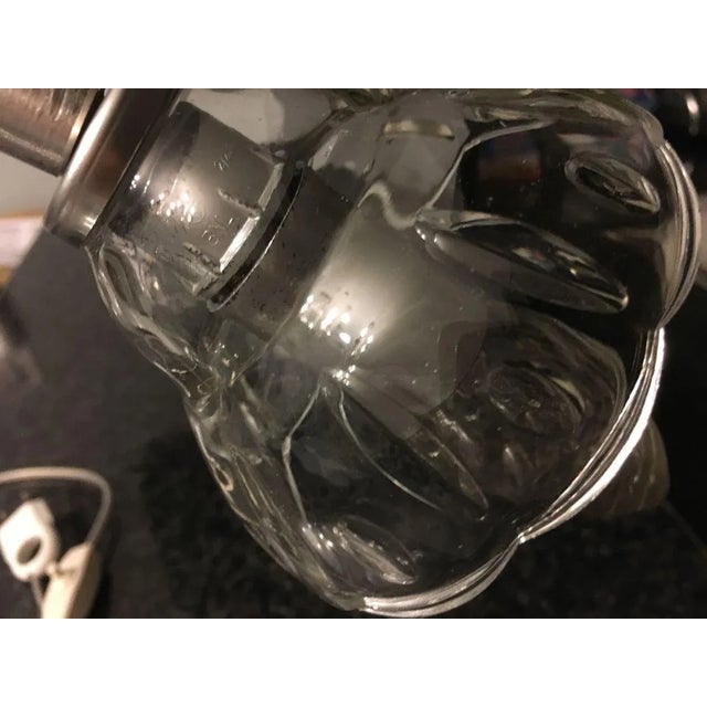 Crystal Glass Table Lamp, 1970s For Sale - Image 9 of 18