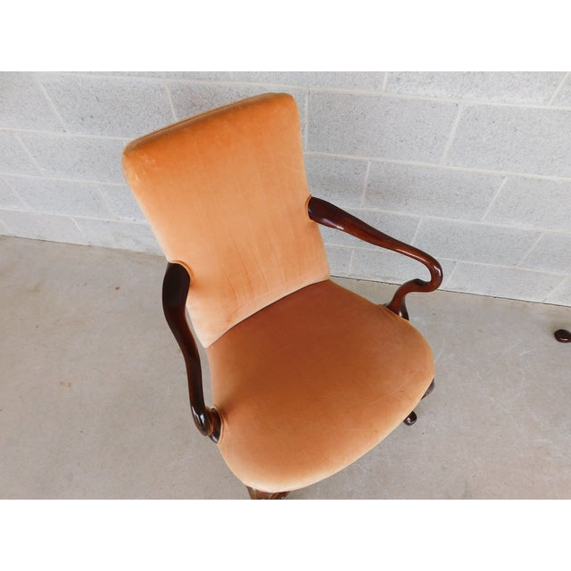 Biggs / Kittinger Queen Anne Mahogany Fireside Arm Chairs a Pair Chairish